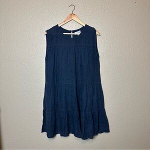 Velvet by Graham Spencer Women’s Navy Blue Sleeveless Dress Size Medium